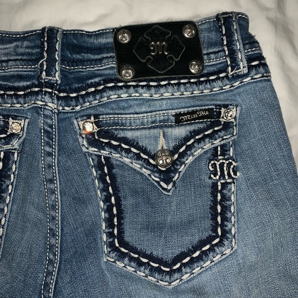 Miss ME CROPPED JEAN CAPRI womens  SIZE 28 - Picture 8 of 10